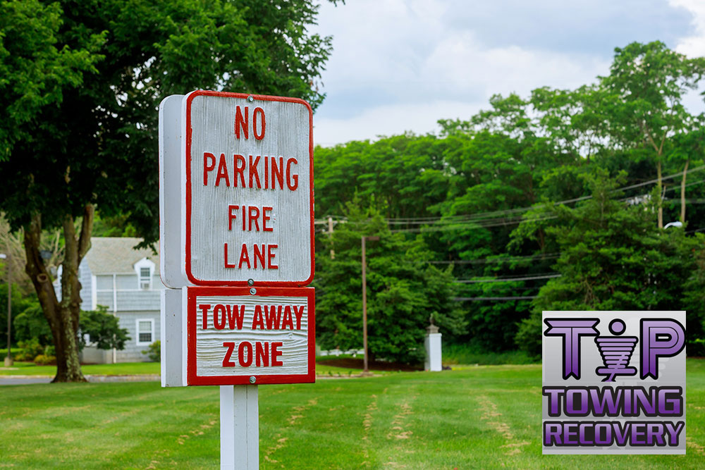 Fire Lane Towing for Tip Recovery Towing Service in the Kansas City Missouri Metro Area